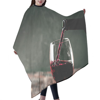 Personality  Wine Bottles In Vintage Cellar Hair Cutting Cape