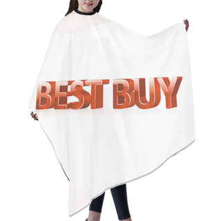 Personality  Best Buy Sign. Vector Illustration. Hair Cutting Cape