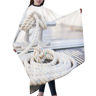 Personality  Nautical Mooring Rope Hair Cutting Cape