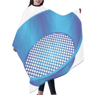 Personality  Plastic Sieve Hair Cutting Cape