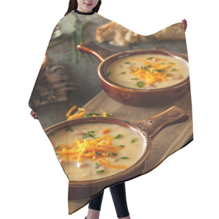 Personality  Homemade Beer Cheese Soup Hair Cutting Cape