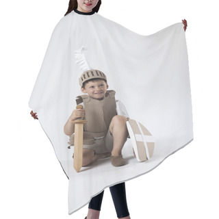 Personality  Medieval Knight Child Hair Cutting Cape