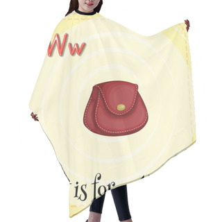 Personality  Letter W Hair Cutting Cape