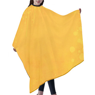 Personality  Yellow Grunge Background Hair Cutting Cape