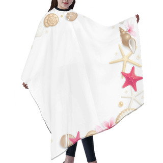 Personality  Seashell Frame Hair Cutting Cape
