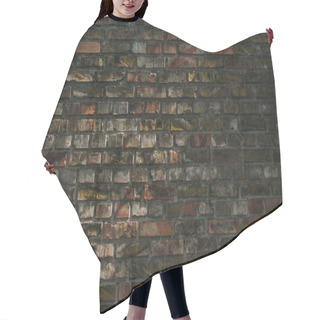 Personality  Old Rough Weathered Brick Wall Background, Full Frame View Hair Cutting Cape