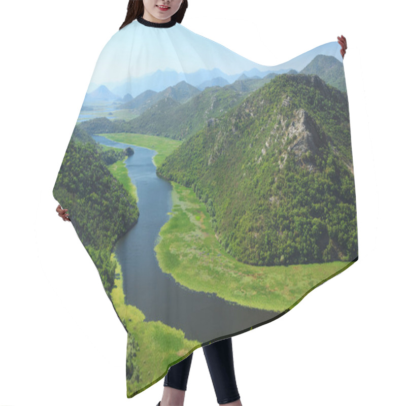 Personality  River Crnojevica In Montenegro Hair Cutting Cape