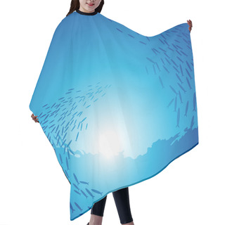 Personality  Underwater School Hair Cutting Cape