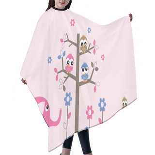 Personality  Wall Decoration Or Greeting Card Hair Cutting Cape