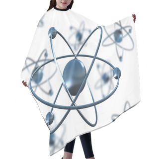 Personality  Atoms Science Background Hair Cutting Cape