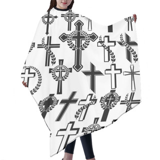 Personality  Crosses Hair Cutting Cape