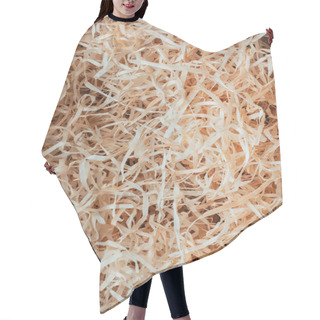 Personality  Wooden Shavings Background Hair Cutting Cape