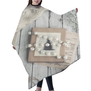 Personality  Christmas Gift Wrap Hair Cutting Cape