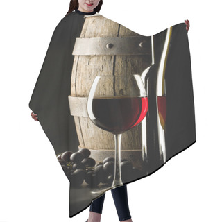 Personality  Still Life With Red Wine Hair Cutting Cape