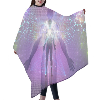 Personality  Spiritual Human Awakening Or Enlightment Concept Is Great Background Image For Any Purposes. Hair Cutting Cape