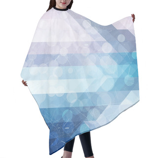 Personality  Retro Pattern Of Geometric Shapes Hair Cutting Cape