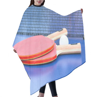 Personality  Two Table Tennis Hair Cutting Cape