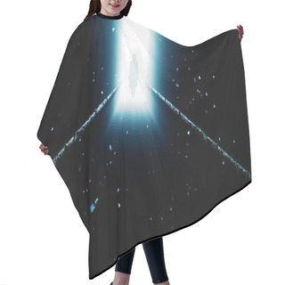 Personality  Scary Stairs Yurei Japanese Ghost Hair Cutting Cape