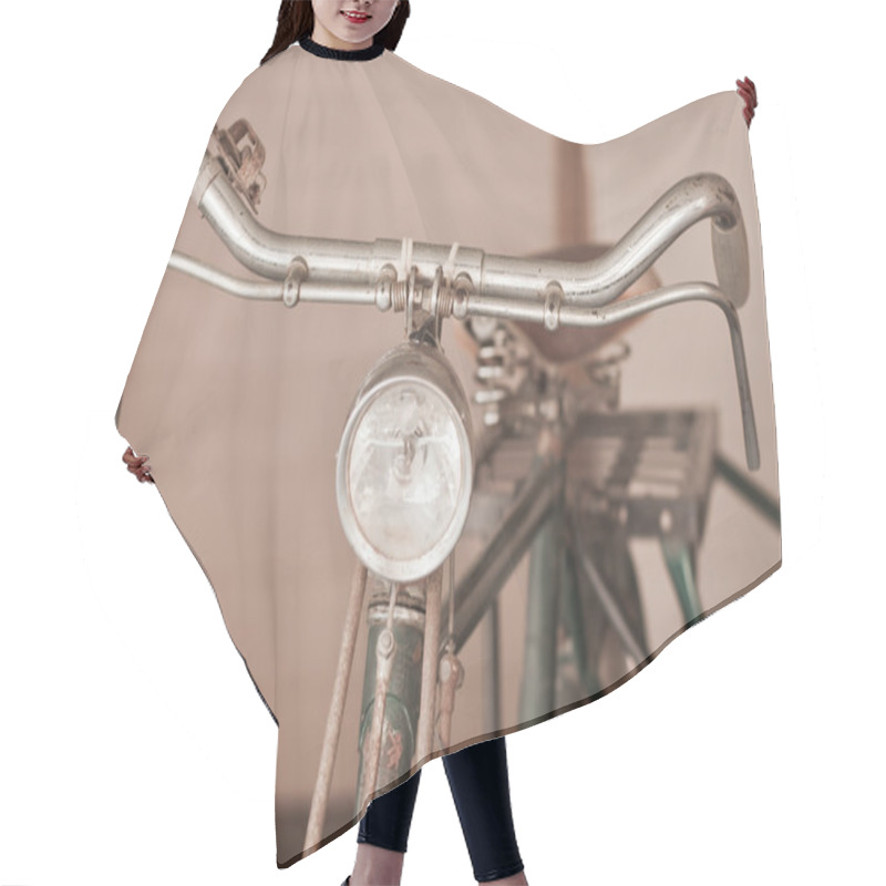 Personality  Old Bicycle Hair Cutting Cape