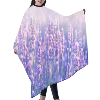 Personality  Lavender Flowers Hair Cutting Cape