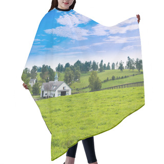 Personality  Horse Farms Landscape. Hair Cutting Cape