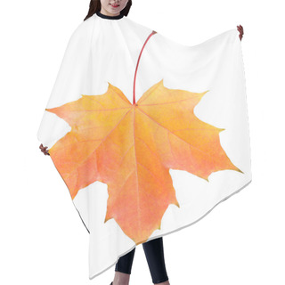 Personality  Fallen Yellow And Red Maple Leaf Hair Cutting Cape