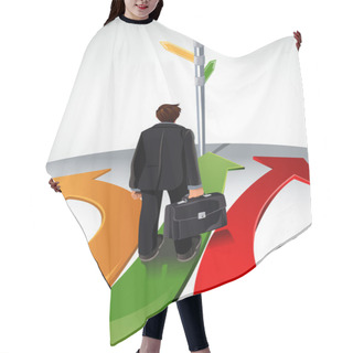 Personality  Business Concept Hair Cutting Cape