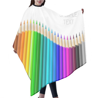 Personality  Pencils Set. Hair Cutting Cape