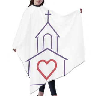 Personality  God Loves You Hair Cutting Cape