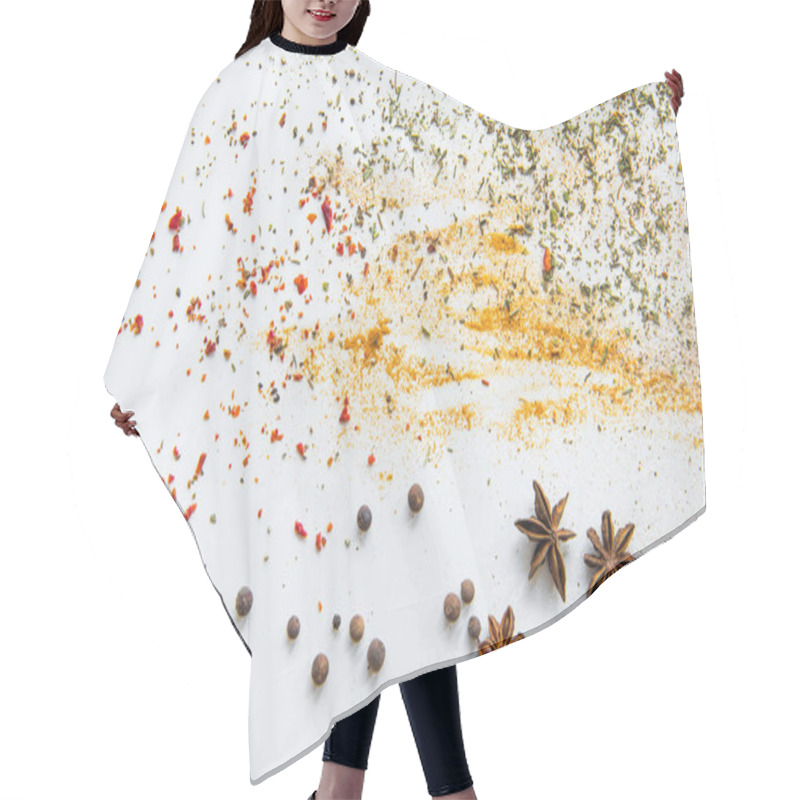 Personality  Scattered aromatic spices hair cutting cape