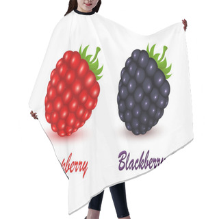 Personality  Raspberry And Blackberry Hair Cutting Cape