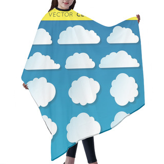 Personality  Vector Clouds Set 1 Hair Cutting Cape