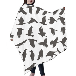 Personality  Bird Carrion Crow Hair Cutting Cape