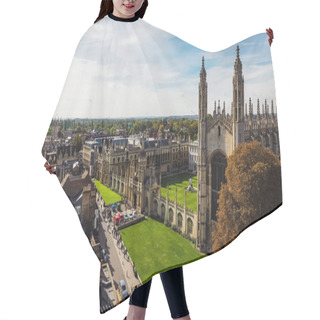 Personality  Aerial View Of The City Of Cambridge, UK Hair Cutting Cape