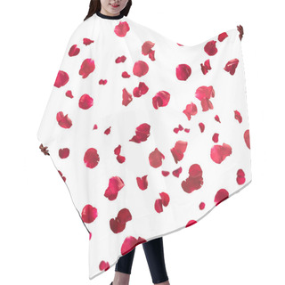 Personality  Seamless Rose Petals Hair Cutting Cape