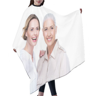 Personality  Adult Daughter And Mother Hair Cutting Cape
