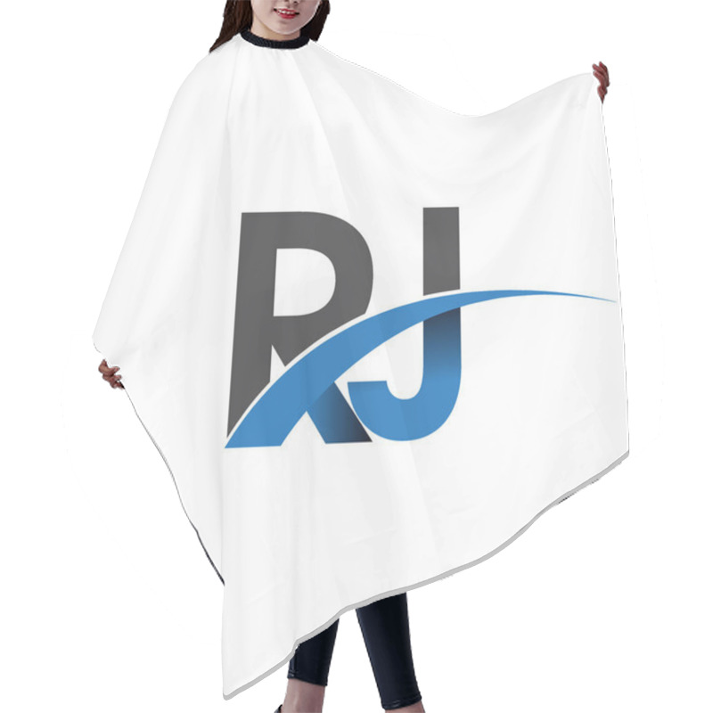 Personality  Rj  Letters  Logo, Initial Logo Identity For Your Business And Company   Hair Cutting Cape