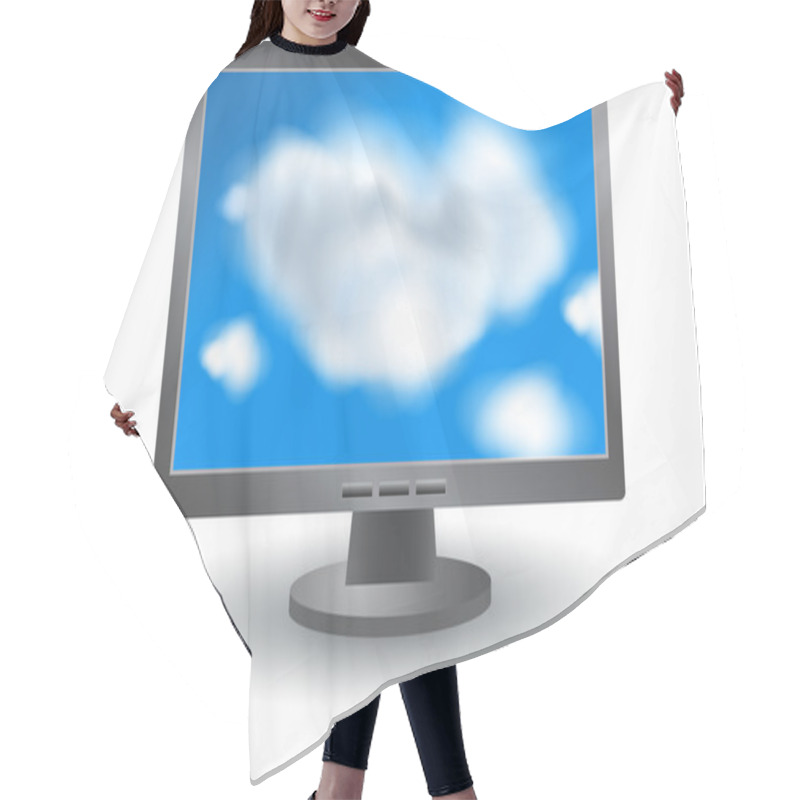 Personality  Cloud Computing Concept Hair Cutting Cape