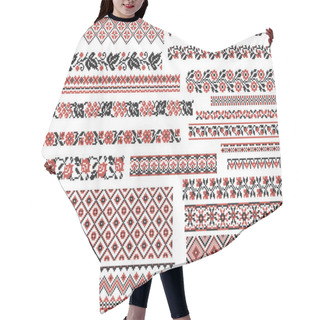 Personality  Set Of Patterns For Embroidery Stitch  Hair Cutting Cape