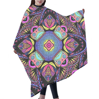 Personality  Seamless Decorative Ethnic Pattern Hair Cutting Cape