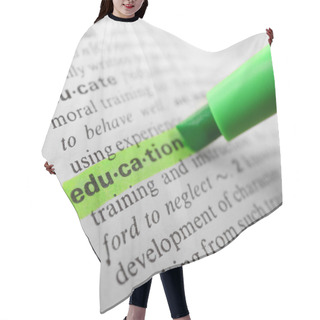 Personality  Marker Highlighting Word Hair Cutting Cape