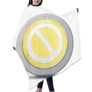 Personality  Access Denied Icon Hair Cutting Cape