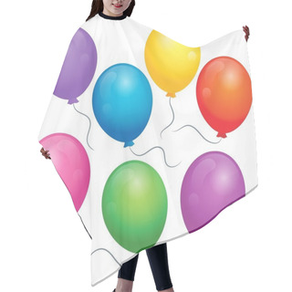 Personality  Balloons Theme Image 1 Hair Cutting Cape