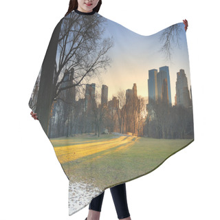 Personality  Central Park With Sunset, New York City Hair Cutting Cape