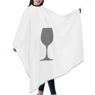 Personality  Simple Wineglass Icon Hair Cutting Cape