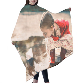 Personality  Kids Portrait Hair Cutting Cape