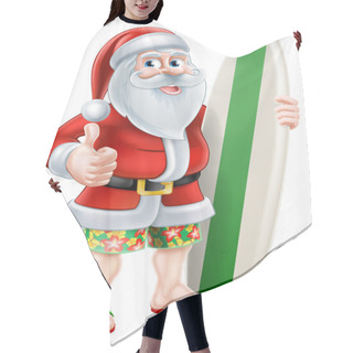 Personality  Cartoon Summer Santa Hair Cutting Cape