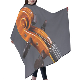 Personality  Wooden Violin Head  Hair Cutting Cape