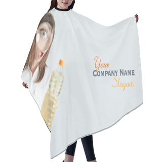 Personality  Bottle Inspection Hair Cutting Cape