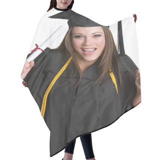 Personality  Excited Graduation Girl Hair Cutting Cape
